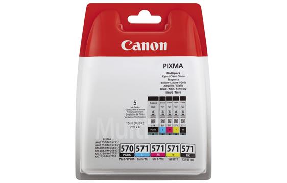 137635 Canon 0372C004 Blekk CANON PGI-570/CLI-571 multi (5) 